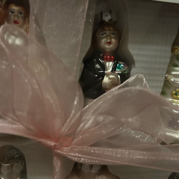 Vintage Wedding Day/ Holiday Ornament Set - Picture 14 of 16